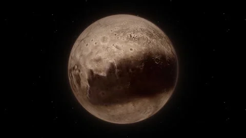 Planet Pluto Seamless Loop Stock Footage 287463010