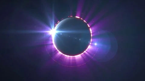 Planet ray abstract Stock Footage 76923865