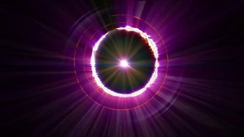 Planet ray abstract Stock Footage 76923941