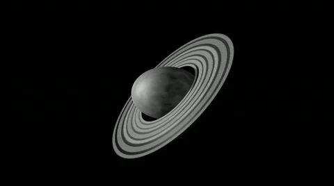 Planet with Ring (20130009) Stock Footage 20450784