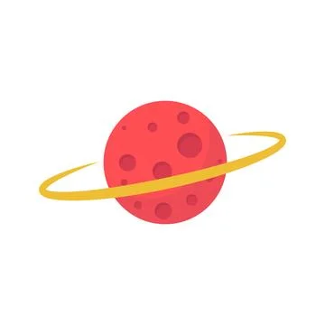 Planet rings icon. Stock Illustration