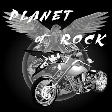 Planet of rock イラスト素材