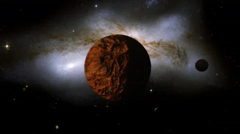 Planet Rotate Moon Ejecta 動画素材 481753