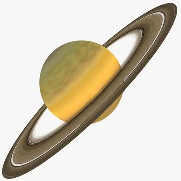 Planet Saturn 3D Model