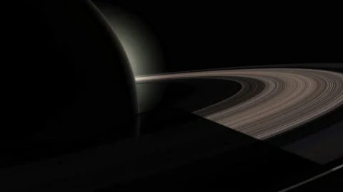 Planet Saturn in 4k. Elements of this video furnished by NASA Stock Footage 226958096
