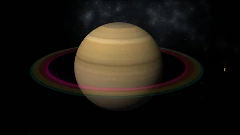 The Planet Saturn Stock Footage 196892175