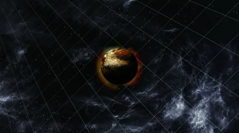 Planet Scan Stock Footage 12625993