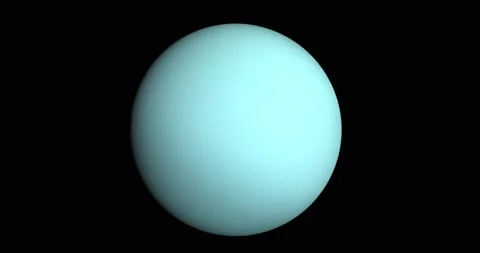 Planet Scape Uranus Stock Footage 194403512