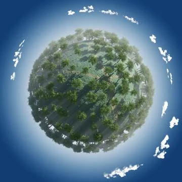 Planet Season Spring Stock Illustration