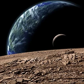 Planet Soil Surface Texture Macro Study Stock Photos