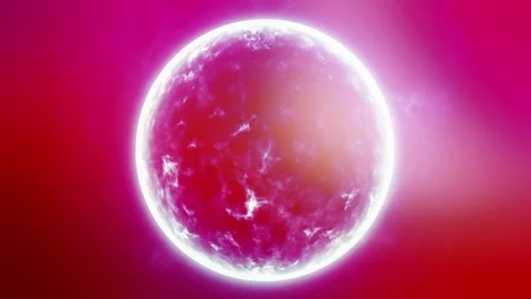 Planet in the space earth background video 4k Video stock 300190504