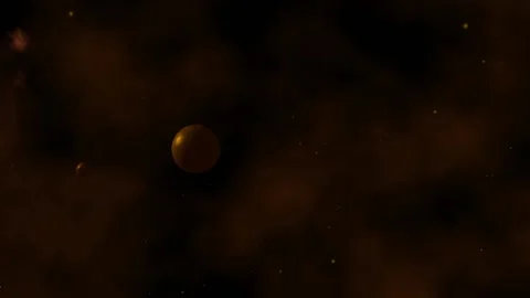 Planet in Space Video stock 166460956