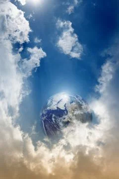 Planet in space 库存插图