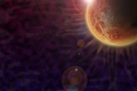 Planet space Stock Illustration