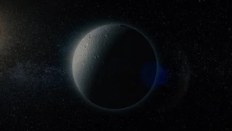 Planet in space. Solar system and space objects. Abstract scientific background イラスト素材