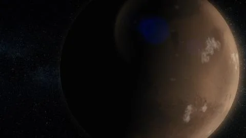 Planet in space. Solar system and space objects. Abstract scientific background イラスト素材