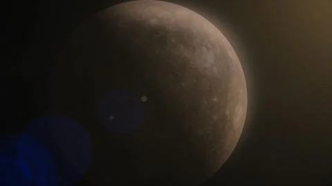 Planet in space. Solar system and space objects. Abstract scientific background イラスト素材
