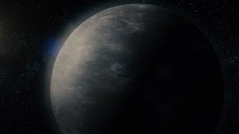 Planet in space. Solar system and space objects. Abstract scientific background イラスト素材