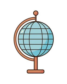 Planet sphere icon Stock Illustration