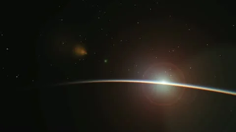 Planet sunrise Stock Footage 22148264