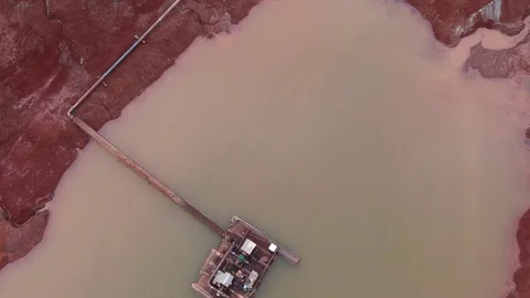 Planet surface irrigation Stock Footage 104767806