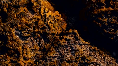 Planet Surface Rock Textures 4K Abstract Rugged Patterns Stock Footage 321005558