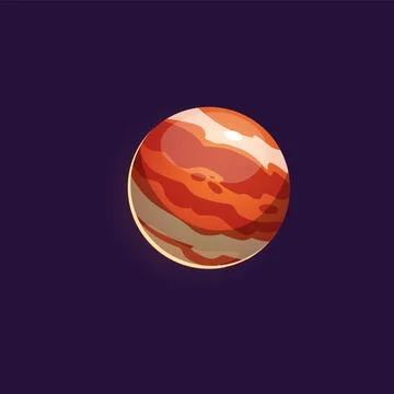 Planet with swirling patterns vector illustration Illustrazione stock