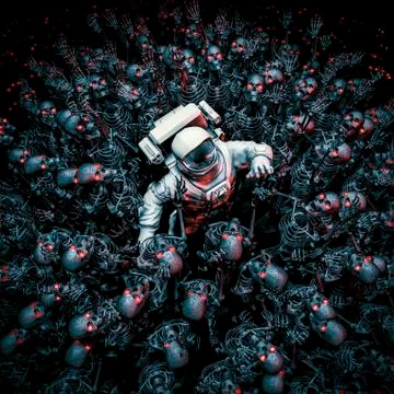 Planet of terror Stock Illustration