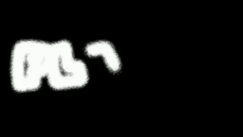 Planet Text Spraypaint Effect Graffiti Kit Masks Collection Video stock 113892608