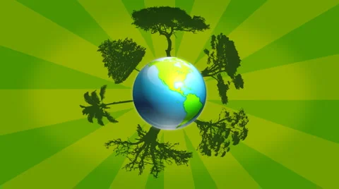 Planet Trees Stock Footage 882544