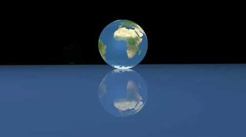 Planet turning Stockbeeldmateriaal 17045537