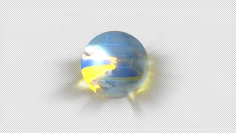 Planet Ukraine alpha Stock Footage 259866746