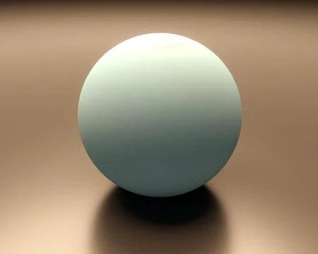 Planet uranus blank Stock Illustration
