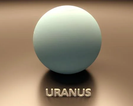 Planet uranus Stock Illustration