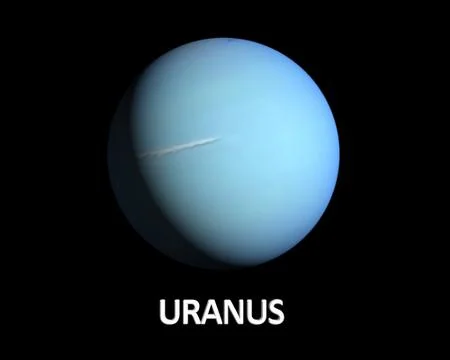 Planet uranus Stock Illustration