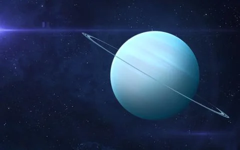 Planet Uranus. Stock Photos