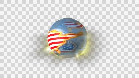 Planet USA Alpha Stock Footage 259866440