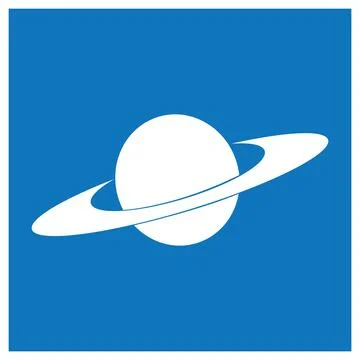 Planet vector icon design illustration Stock Illustration