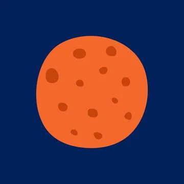 Planet. Vector illustration, icon, suitable for sites presentations EPS10 Stock Illustration