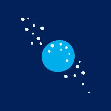 Planet. Vector illustration, icon, suitable for sites presentations EPS10 Stock Illustration