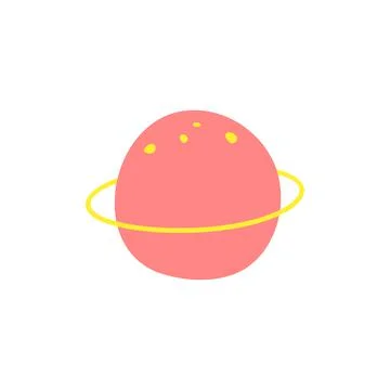 Planet. Vector illustration, icon, suitable for sites, presentations, EPS10 Stock-Illustration