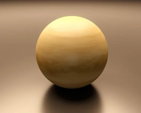 Planet venus blank Stock Illustration