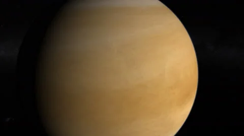 Planet Venus fly-by 4K Stock Footage 52320793
