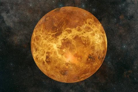  Planet Venus. Solar system. Elements of this image furnished by NASA Plan... Stock Photos