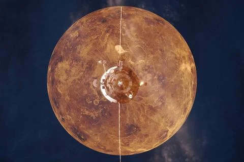  Planet Venus. Solar system. Elements of this image furnished by NASA Plan... Stock Photos