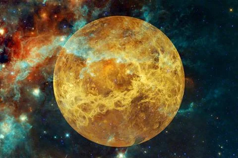  Planet Venus. Solar system. Elements of this image furnished by NASA Plan... Stock Photos