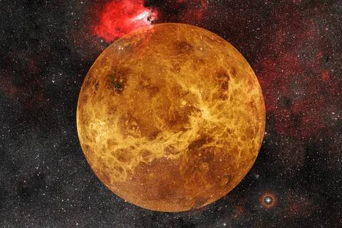  Planet Venus. Solar system. Elements of this image furnished by NASA Plan... Stock Photos