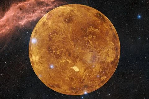  Planet Venus. Solar system. Elements of this image furnished by NASA Plan... Stock Photos