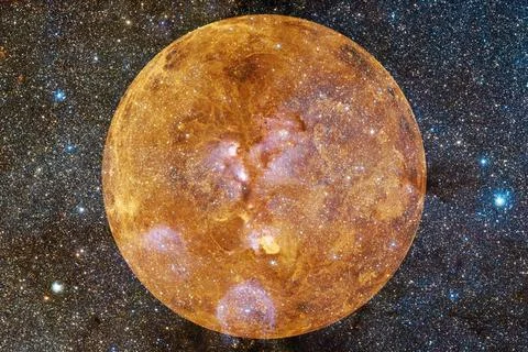  Planet Venus. Solar system. Elements of this image furnished by NASA Plan... Stock Photos