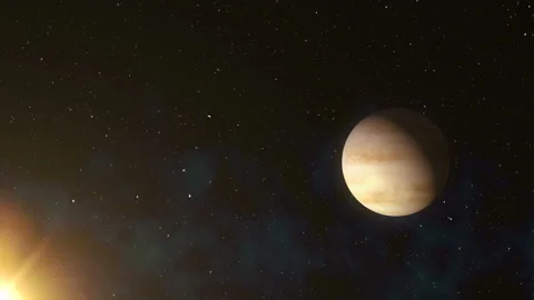 Planet Venus In Space Stock-Footage 92248282